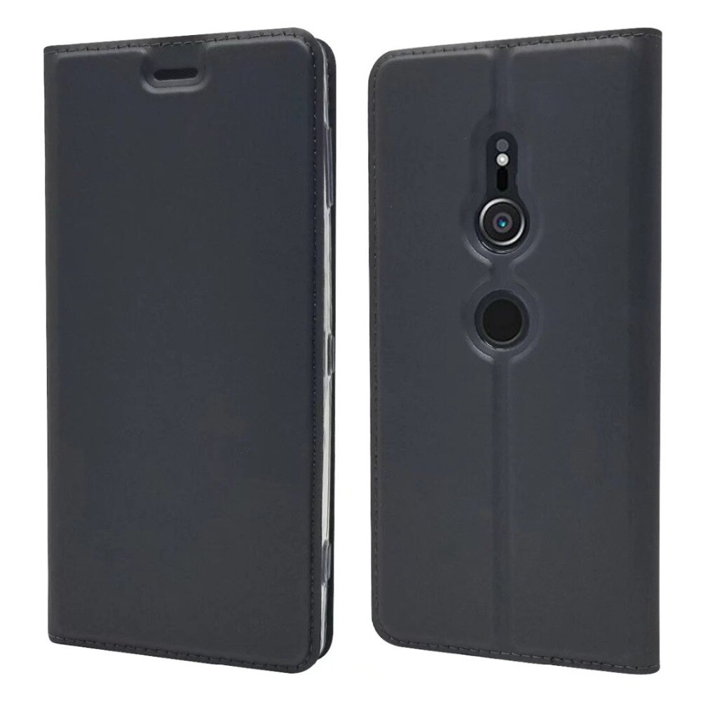 For Sony Xperia XZ2 Compact Flip Case Magnetic Card Book Kickstand Protective Wallet Leather Cover