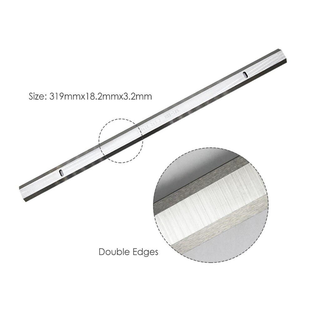 Lame de raboteuse en HSS 319x18.2x3mm, 4 pièces, pour rabotteuse en bois, pour Ryobi ETP1531AK JET JWP-12 GMC ma231 CT-340 COBRA