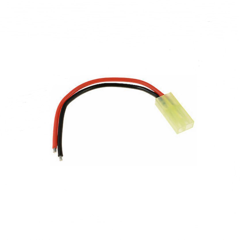 Tamiya-Mini-connecteur en queue de cochon mâle et femelle, adaptateur de prise, avec câble en Silicone étamé de 10cm, pour chargeur de batterie RC de voiture