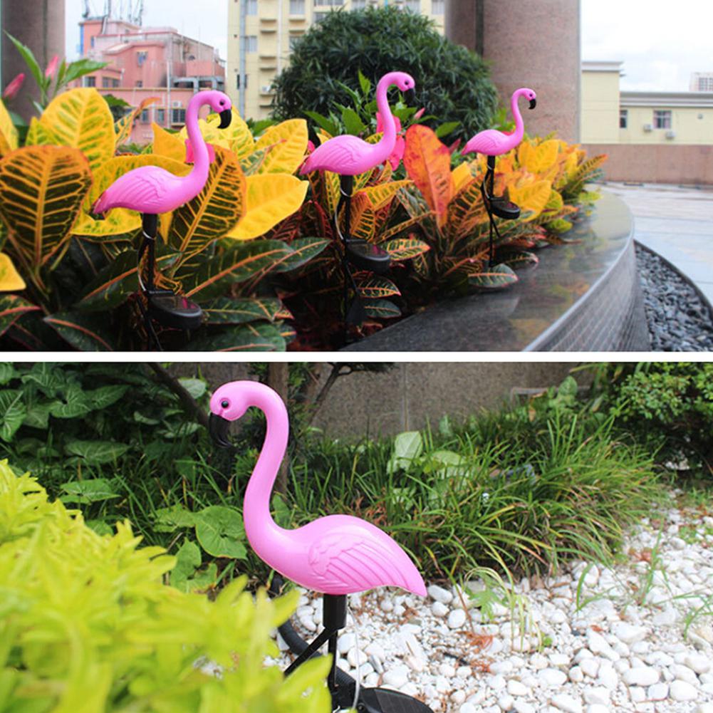 LED Solar Tuin Licht Gesimuleerde Flamingo Gazon Lamp Waterdicht Solar Led Verlichting Outdoor Voor Tuin Decoratie Verlichting