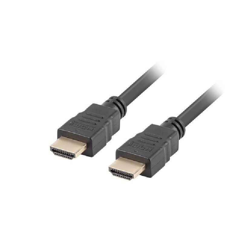 Kabel Hdmi Lanberg Ca-hdmi-11cc-0010-bk-Conectores Macho/Macho-Resolución Hasta 2160 P 3840*2160 30Hz-1 Metro