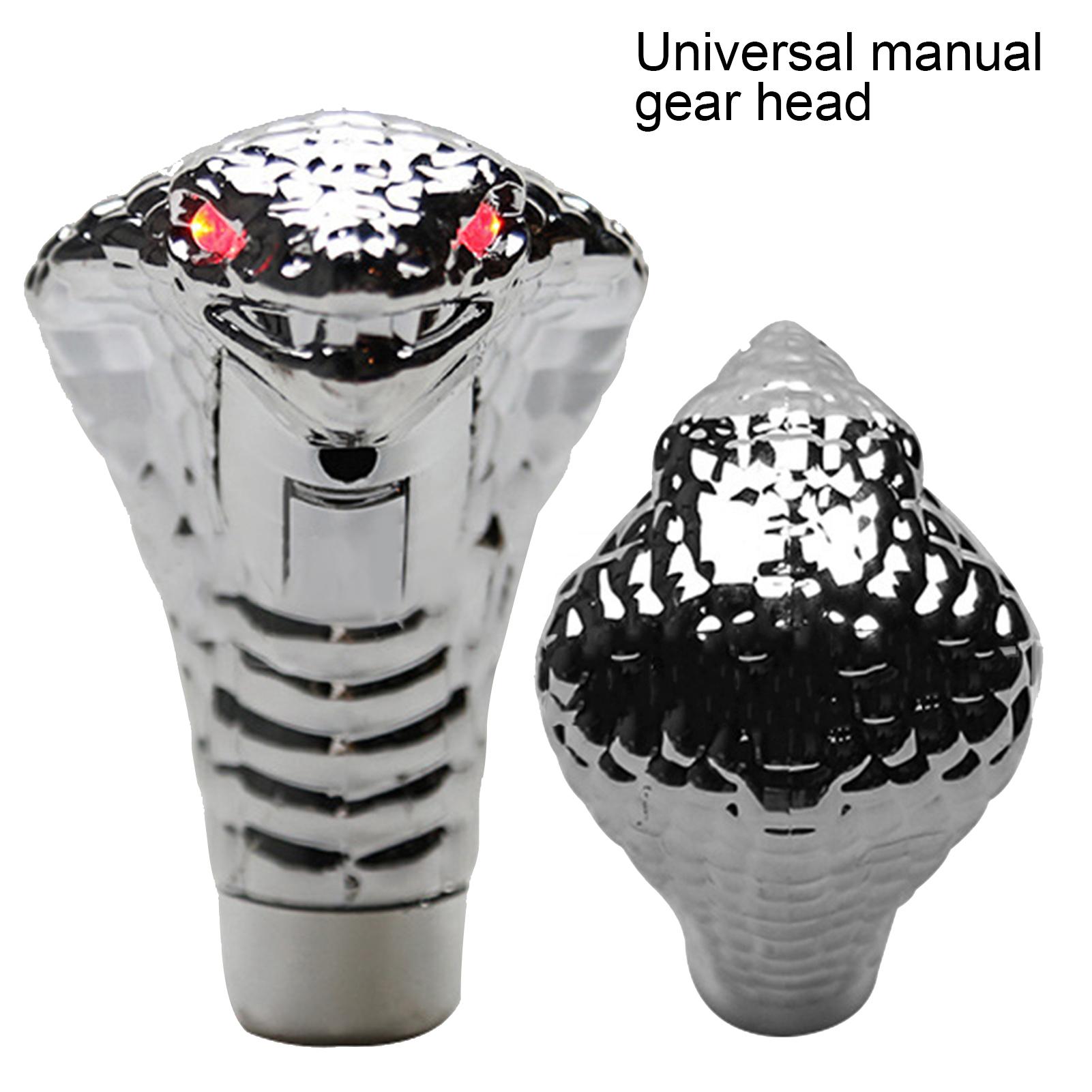 Cobra slange universal bil manuel gearskiftepind med led lampe