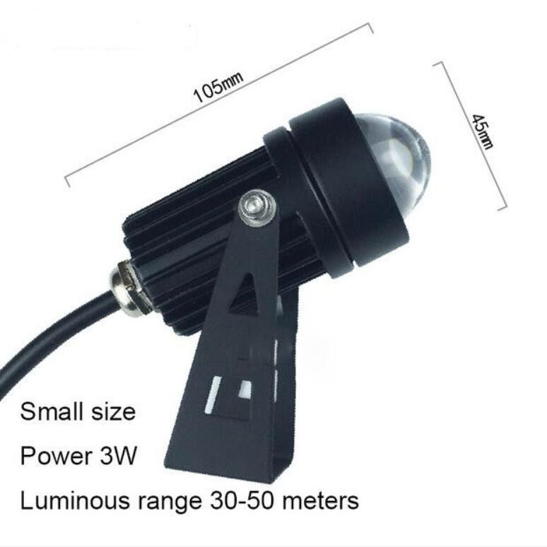 Outdoor LED Spotlight Waterproof IP65 Wall Lamp Narrow Beam Angle LED Floodlight 3W 10W Spot Lamp Long Distance Wall Washer Lamp