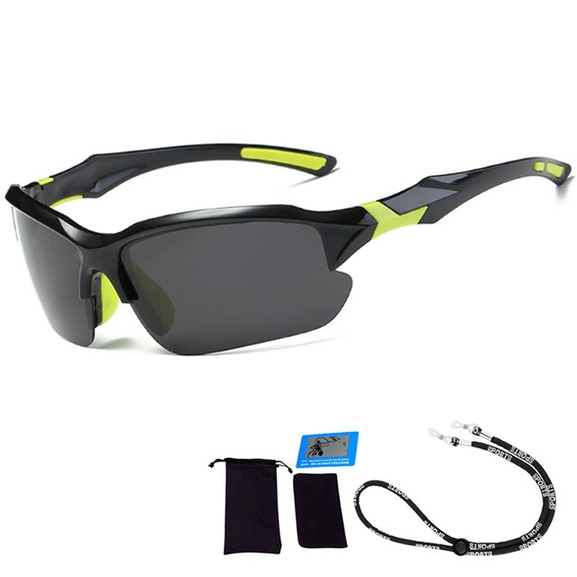Lunettes de soleil polarisées classiques pour homme, verres solaires pour la conduite, le Camping, la randonnée et la pêche, UV400, 2022: Yellow