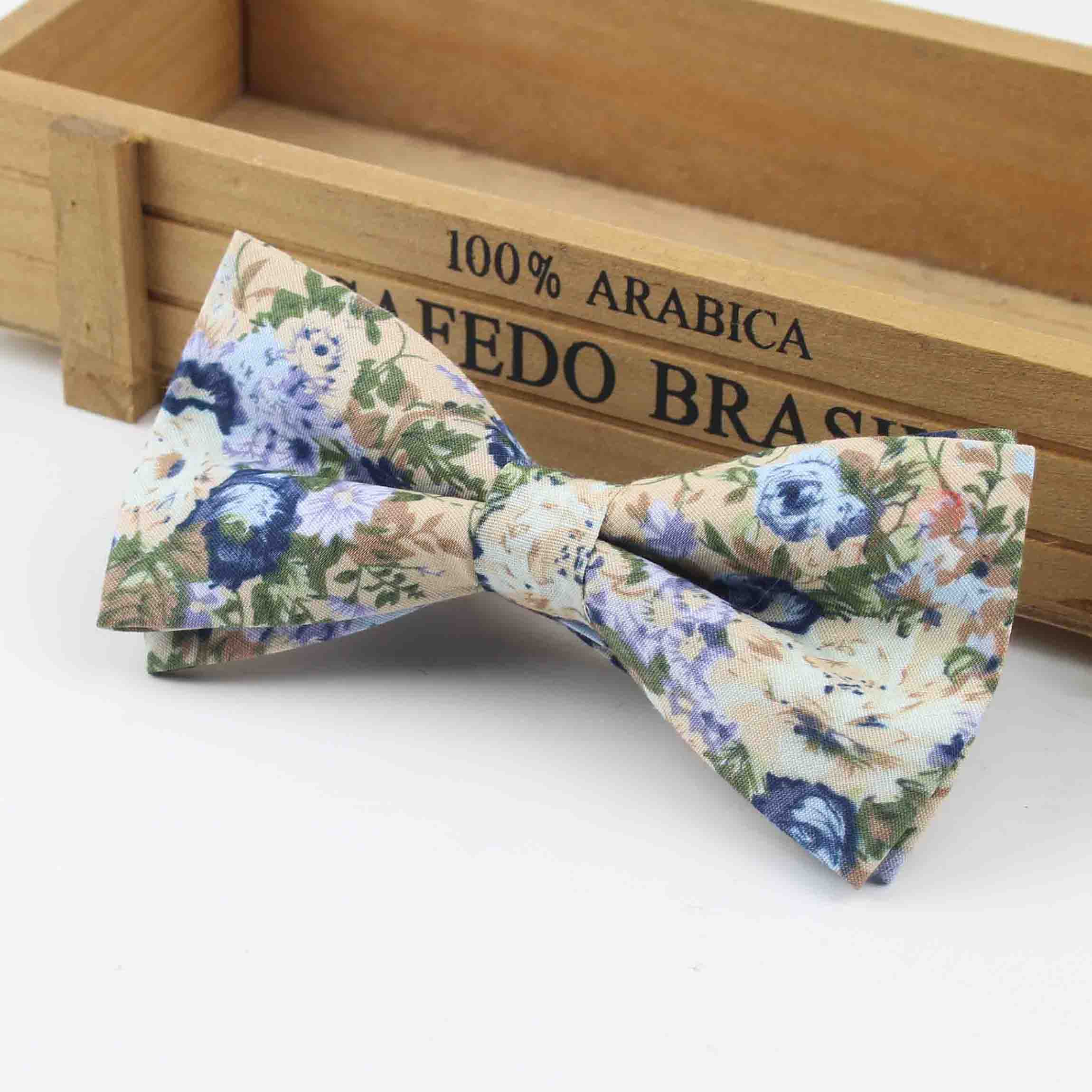 Stil butterfly herre smoking bomuld farverig sommerfugl blomster rose paisley bowties bryllup fest afslappet cravat butterfly: 10