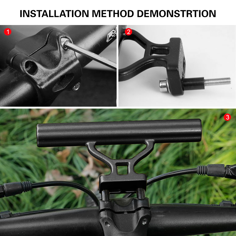 Fahrrad Halterung Fahrrad Lenker Extender Aluminium Legierung Fahrrad Lenker Verlängerung Halterung
