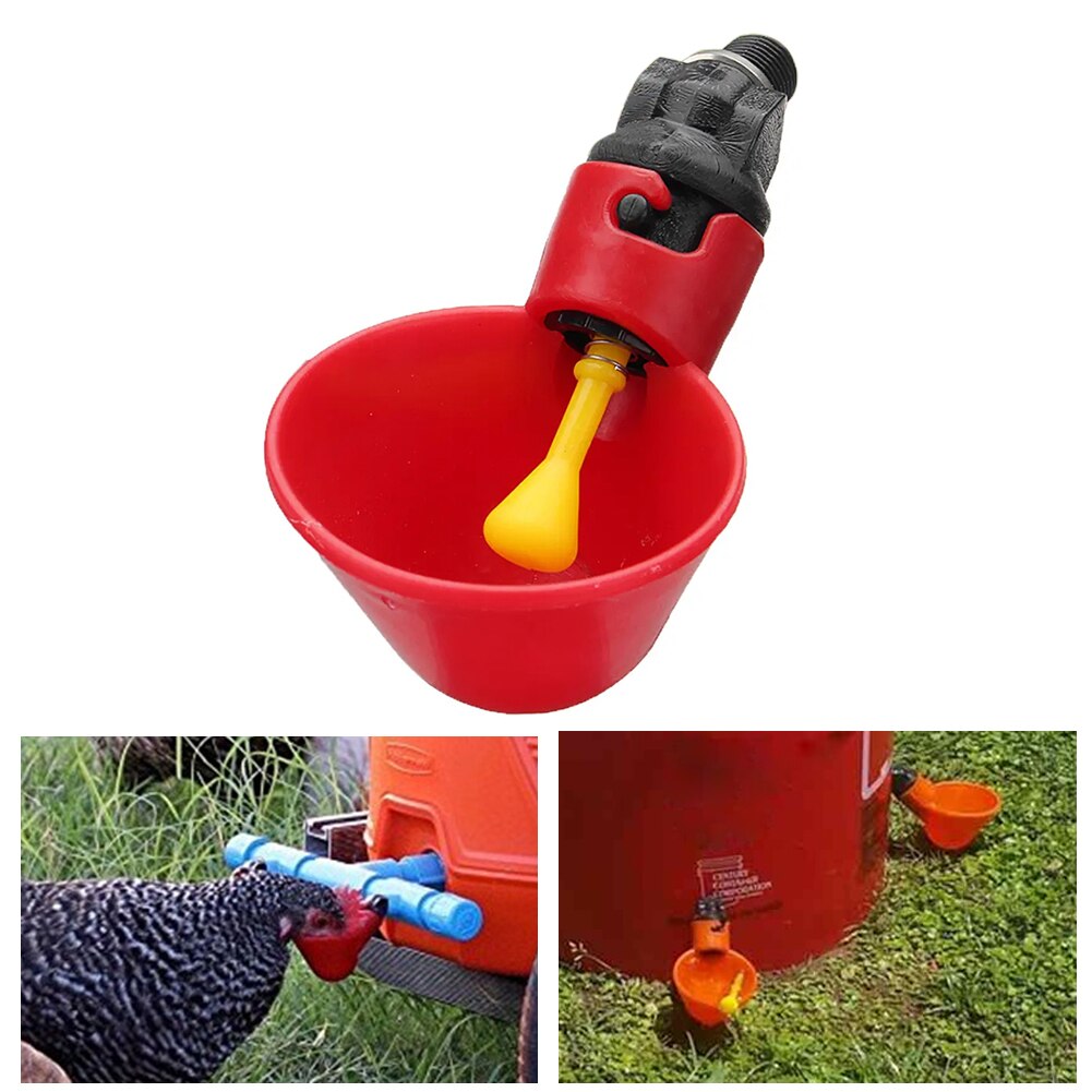10 stuks/set drinkbakken voor kippen, drinkkranen voor kippen, drinkbakken voor kippen, water voor kippenhok, drinknippels voor kuikens