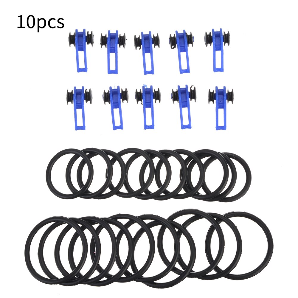 10Pcs/Bag Plastic Fishing Hook Keeper for Fishing Rod Pole Fishing Lures Bait Safety Holder Fishing Tackle: 03