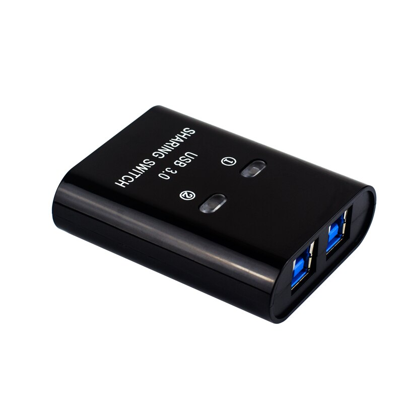 2 Port USB3.0 Switch Printer selector two computers switch using a usb3.0 interface device 2 in 1 out Manual button converter