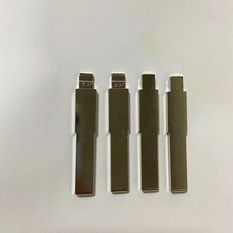 10x Metal Ongeslepen Flip Sleutel Blad - Voor Fiat Punto Ducato Panda Idea - KD Xhorse VVDI JMD Compatibel