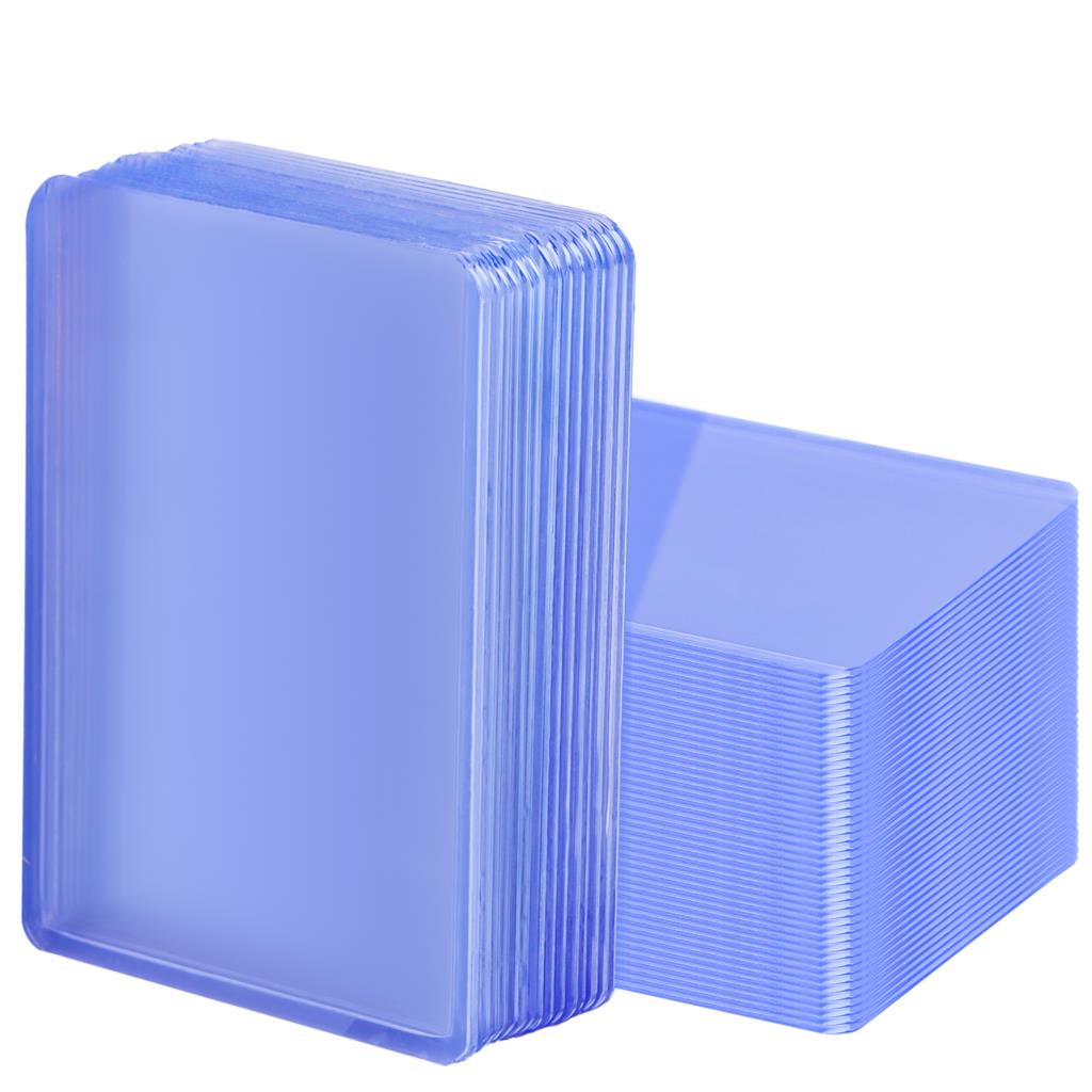 100 Pcs Topload Card Sleeves Transparent Top Loader Card Holders Protectors Thic