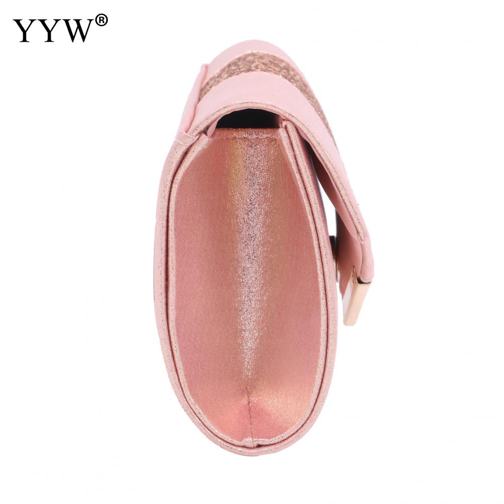 Crystal Sequin Evening Clutch Bags For Women 2022 Party Wedding Clutches Purse Female Pink Silver Wallets Bag Women Prom