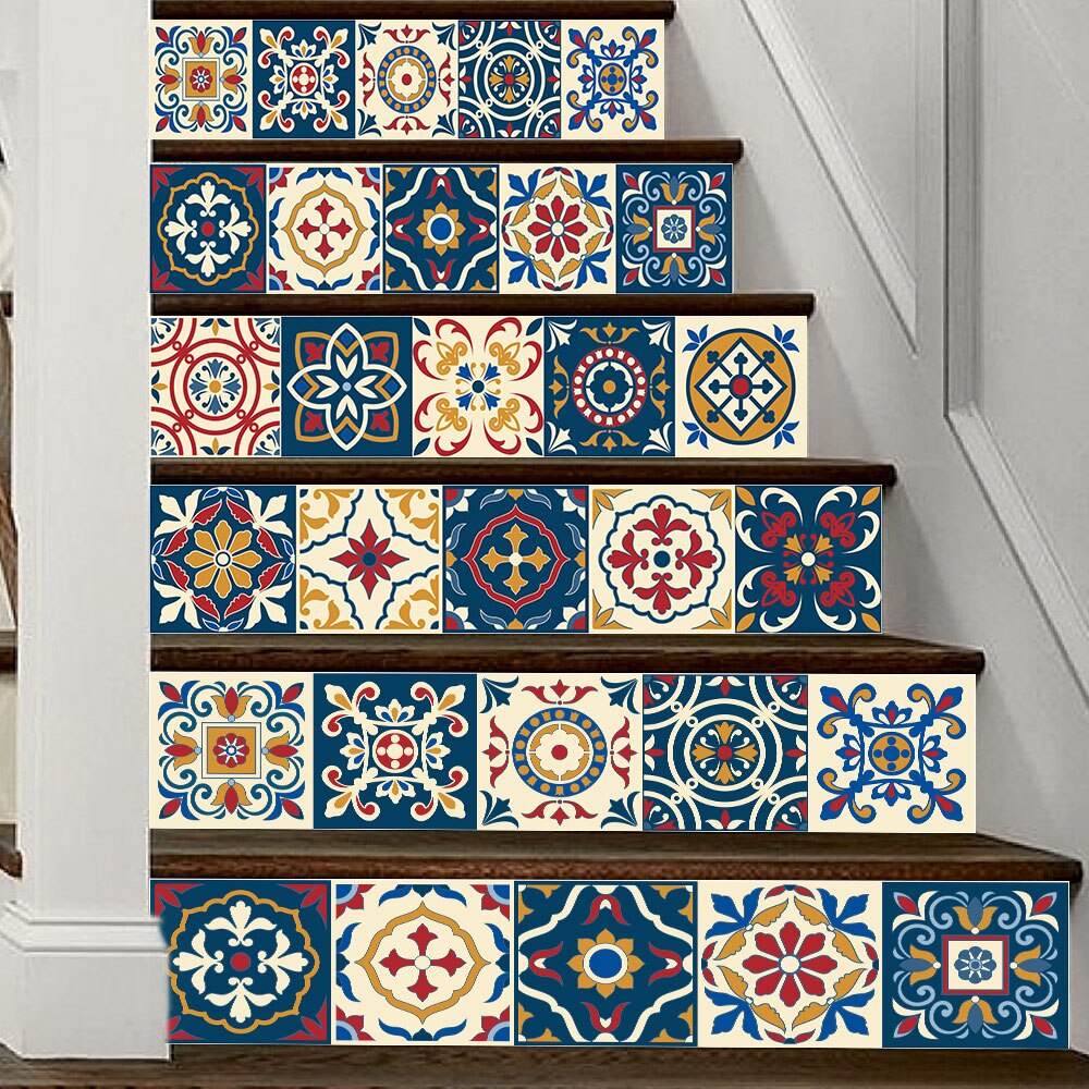 Treppe Nähte Serie Farbe Fliesen Dekoration Hause Wasserdichte Zauberstab Aufkleber Kreative Schritte Aufkleber