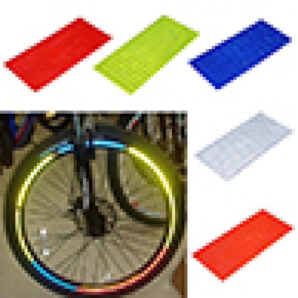 Fiets Auto Accessoires Fiets Reflecterende Sticker Strip Mtb Fietswiel Sticker Fluorescerende Tape Reflector Sticker Fietsen Decor