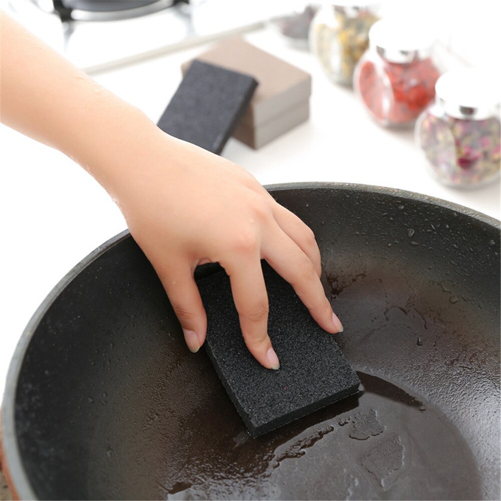 Kitchen Nano Emery Magic Clean Rub Pot Rust Focal Stains Sponge Removing Kit