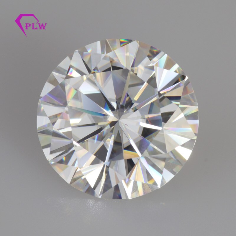 brilliant 5.5mm IJ color 0.6ct factory price excellent cut round diamond loose moissanite hearts and arrows for necklace