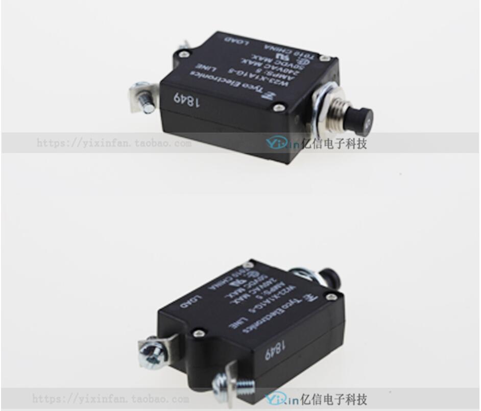 Tyco TE W23-X1A1G-5 5A 7-1393246-5 1-50A disjoncteur de protection contre les surcharges UL CSA