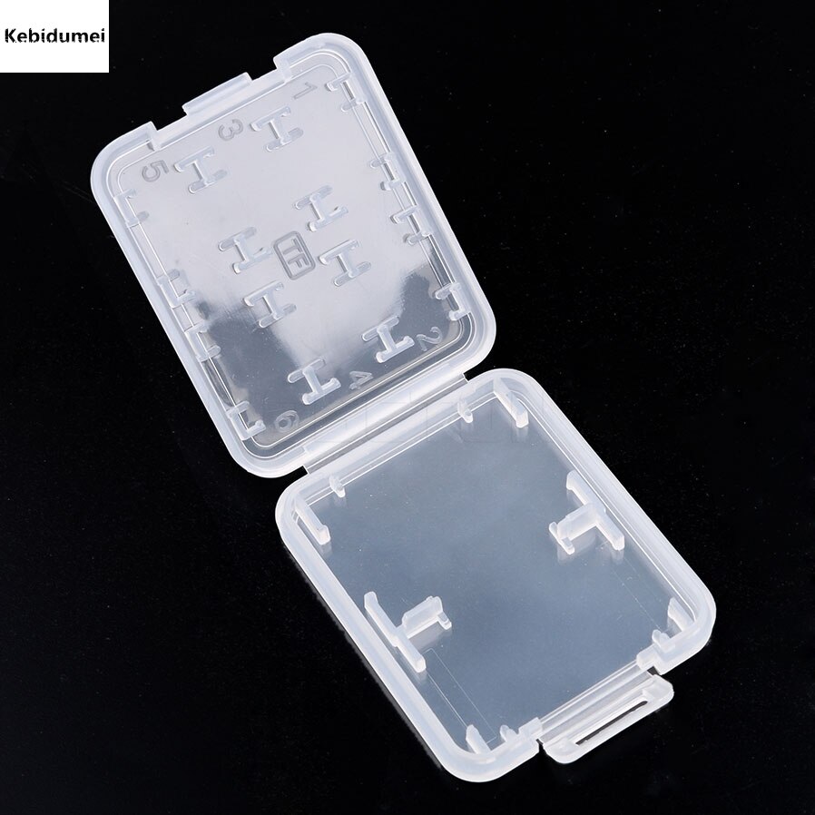 Collectie 8 in 1 Plastic Micro voor SD SDHC TF Geheugenkaart Storage Case Box Protector Houder case