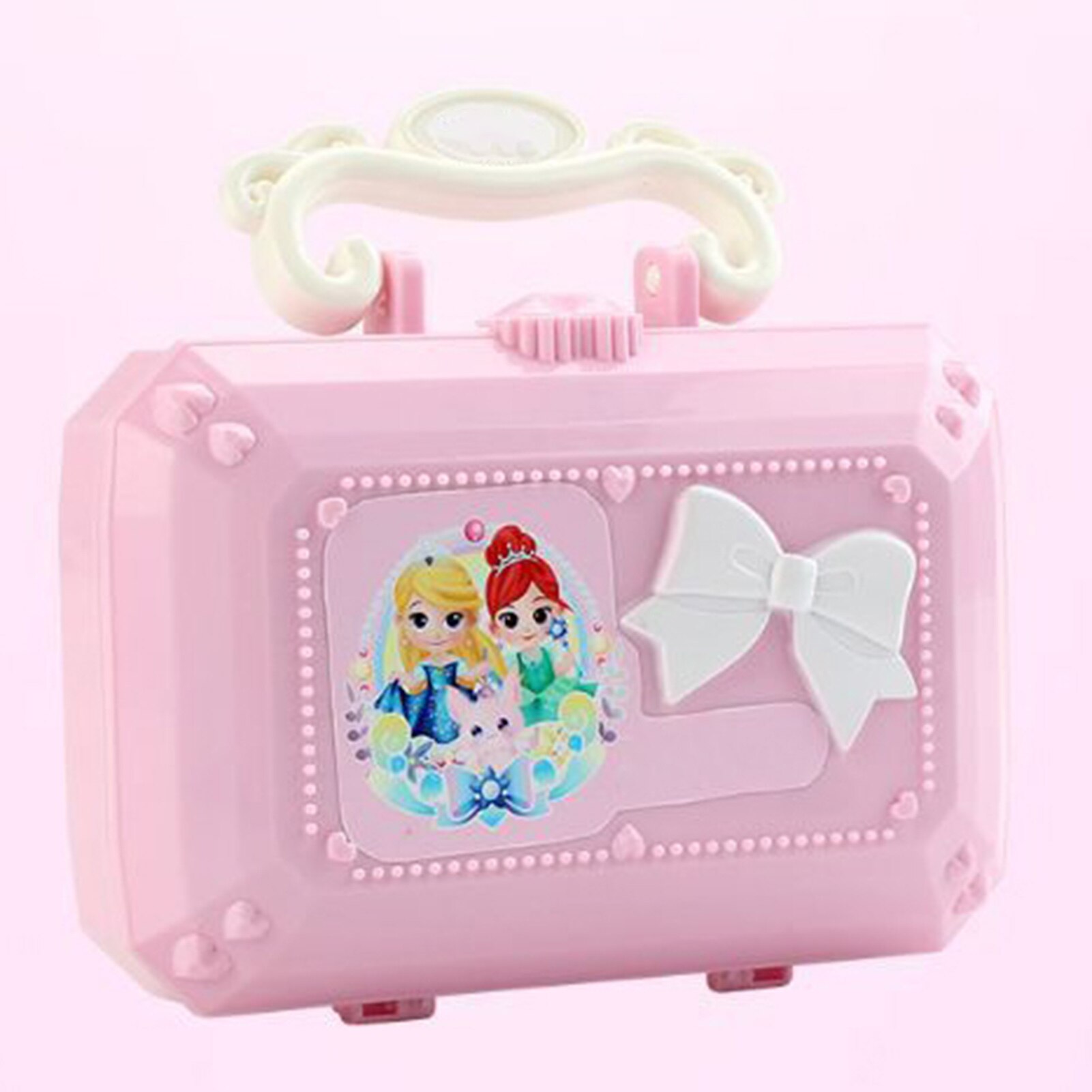 Kinderen Meisjes Wasbare Multi-layer Cosmetische Mini Box Makeup Case Spelen Speelgoed