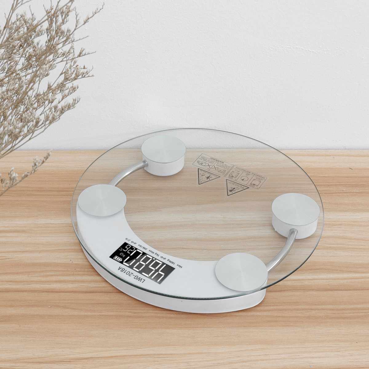 toughened glass electronic digital body scale 180kg bathroom gym intelligent scale LCD body scale digital weight scale