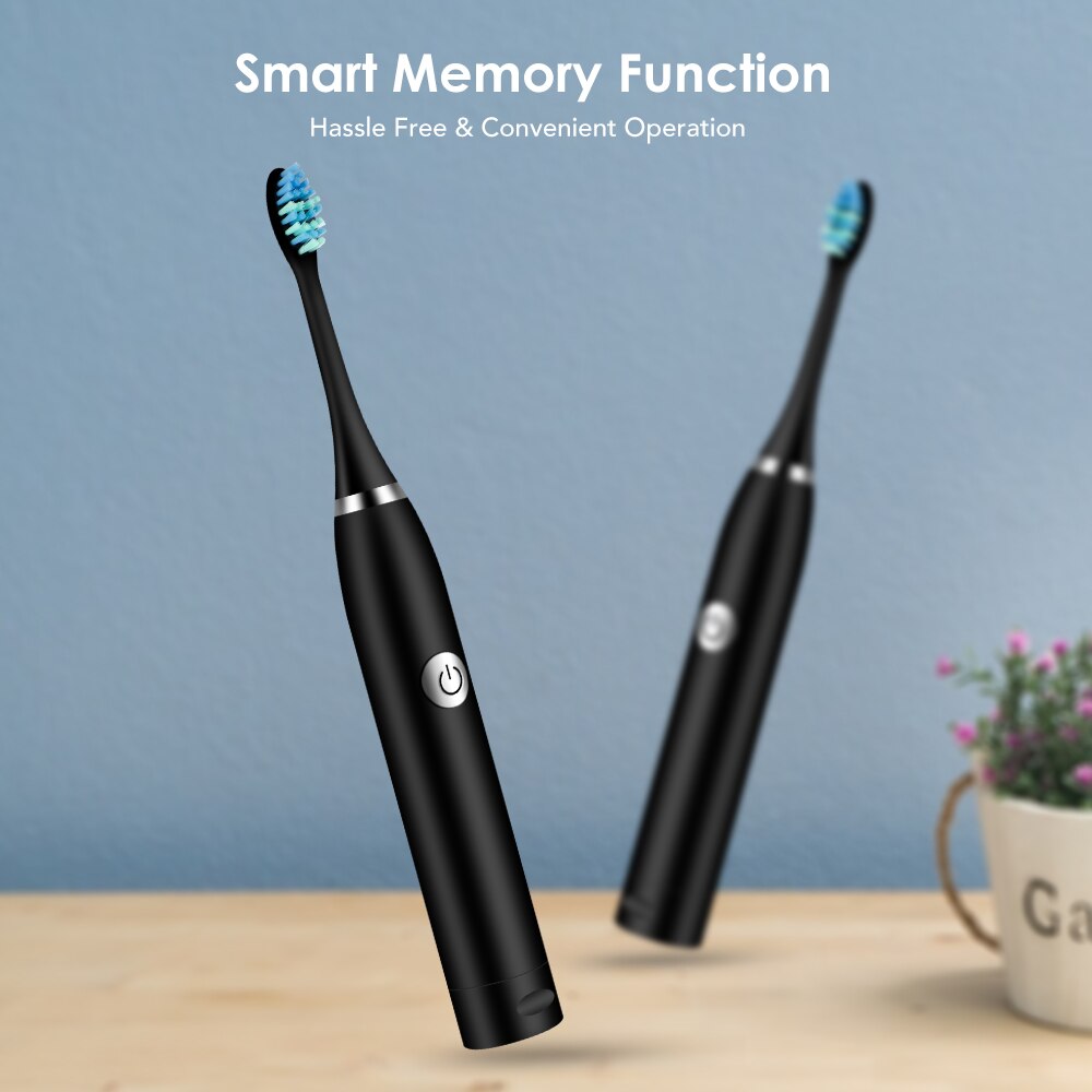 Portable Smart Electric Sonic Vibration Toothbrush Waterproof Electric Tooth Brush Teeth Whitening Oral Care Family Dental Care