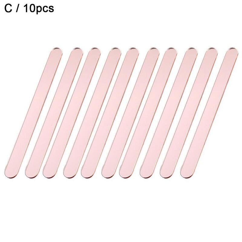 10 pieces of acrylic ice cream sticks ice cube sticks sticks children material kids crafts shower DIY puzzle baby han B7V4: C