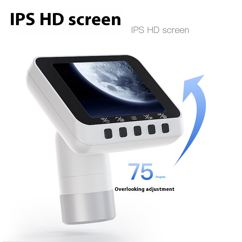 2.8-Inch Screen Electron Microscope 1000X Digital Microscope Industrial Maintenance Desktop Microscope