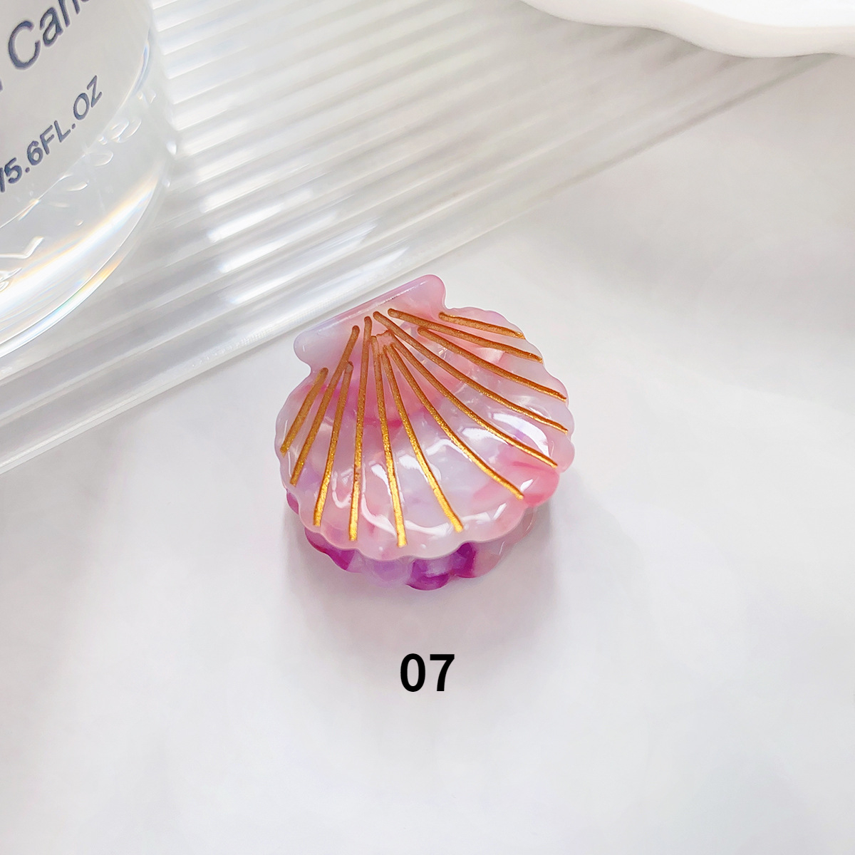 Pinzas para el cabello de concha a la para mujer, Mini Clip de tiburón bonito y dulce, pinzas para el cabello, pinzas para el cabello, accesorios para el cabello a la: Negro