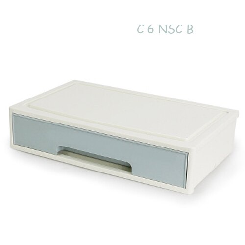 Syth skrivebord blank plast kosmetikk arrangør sminke oppbevaringsbokser søppel plast kosmetikk oppbevaringsboks mangfoldig kosmetisk arrangør: C 6
