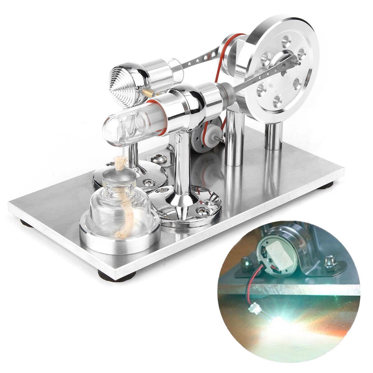 Natuurkunde Air Stirlingmotor Model Power Generator Motor Educatief Stoommachine Speelgoed Science Experiment Kit Set Voor Kinderen