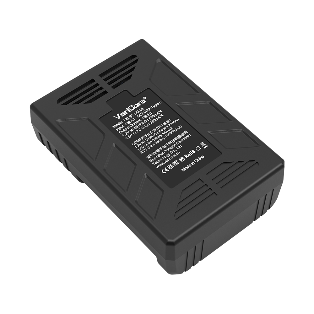 LiitoKala LII-CH4 4-slot Battery Charger for 3.7V 18650 21700 26650 18500 1.2V AA AAA NiMH 1.5V Lithium-ion battery