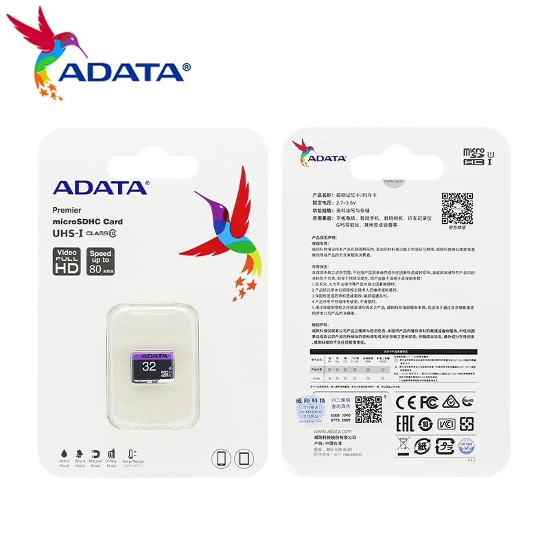 Adata Sdxc Sdhc 16Gb 32Gb 64Gb Class 10 Uhs Ik Geheugenkaart Microsd Tf Flash Card storage Card Voor Telefoon