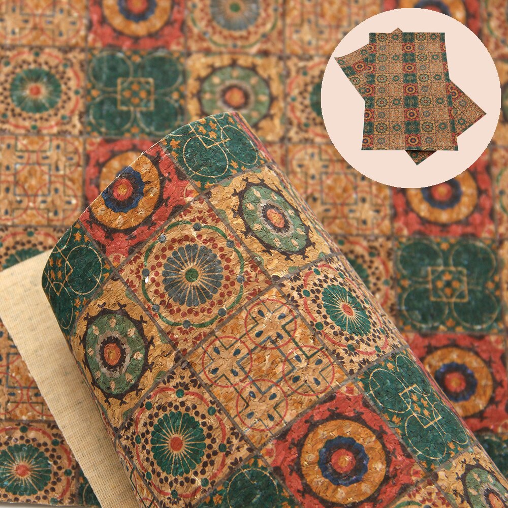 Jahrgang Weichen Kork Stoff Für Bekleidungs Handtasche Synthetische Leder DIY NäHenne Materialien, 1Yc6711: 1082913004