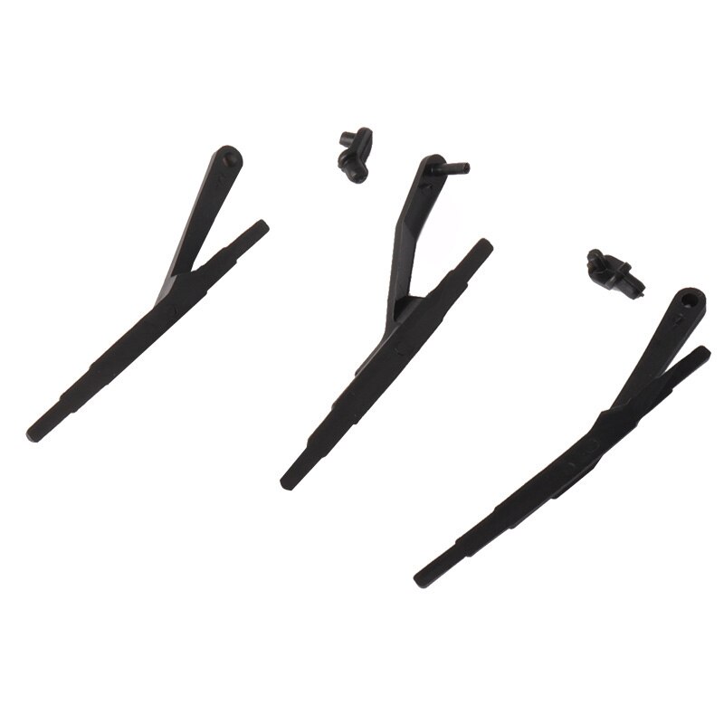 3Pcs Black Plastic Wiper For 1/10 Rc Crawler Car Traxxas Trx4 Trx-4: Default Title