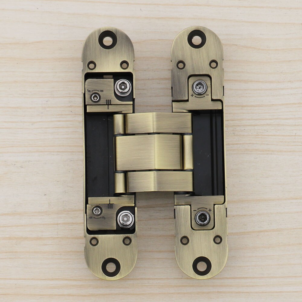 chrome 180 degree 3D adjustable zinc alloy hidden door hinges