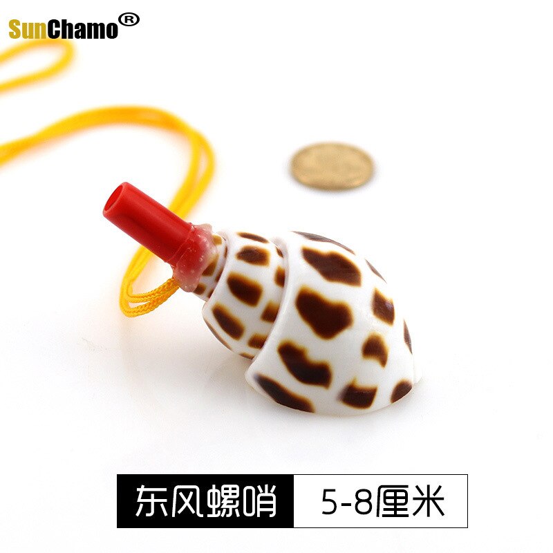 Sunchamo – sifflet de conque naturel, petite coquille de corne caractéristique, jouet artisanal, ornement Micro-paysage, décoration artisanale