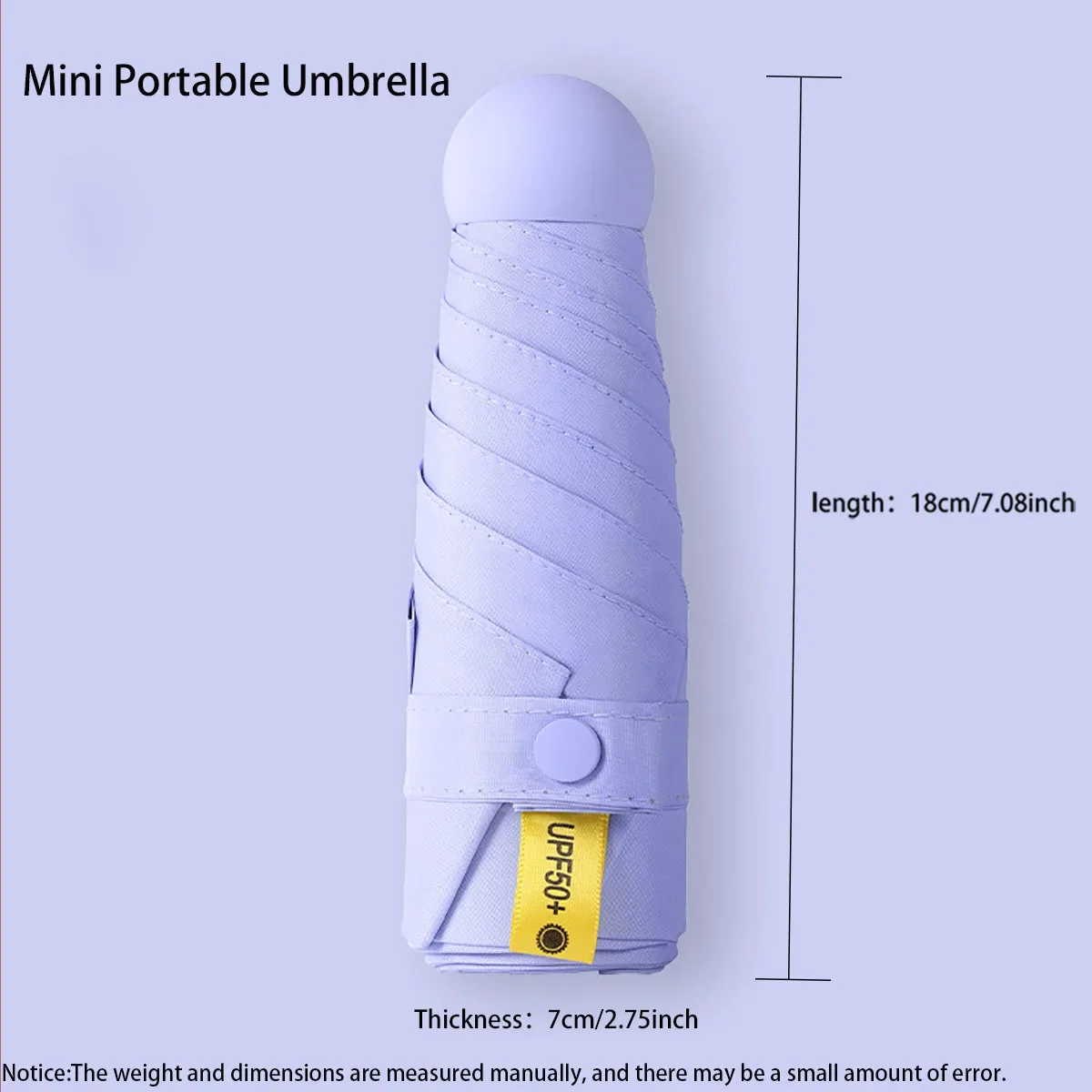 Parasol parapluie de voyage Compact ultraléger Mini Portable étanche pliant parapluie hommes et femmes parapluie: Violet