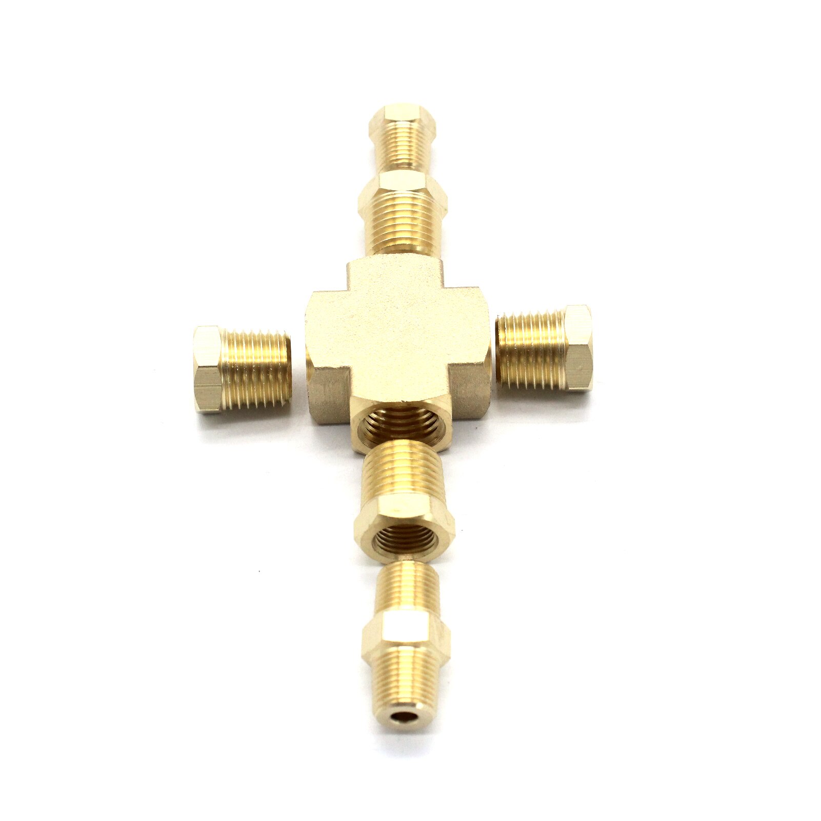 Adapter Distributor Oil Pressure and Oil Temperature Sensor 1/8 '' -27 Npt 1/4 '' Car Accessories