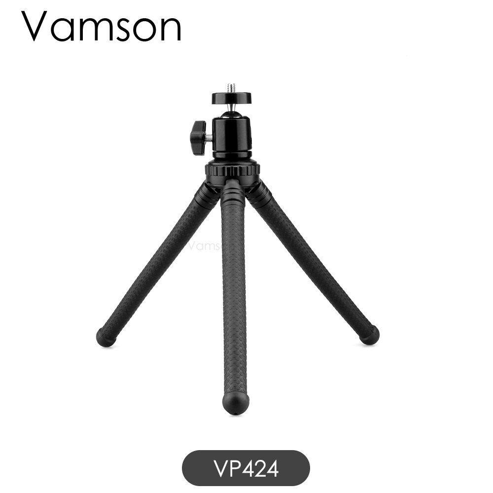 Vamson-trípode Flexible con control remoto inalámbrico para cámara de acción, accesorios para gopro 10 9, VP434: VP424