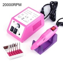 Electric Nail Drill Machine For Manicure Nail Drill Milling Cutter Nail Art File 20000RPM Pedicure Polish Tool Kit