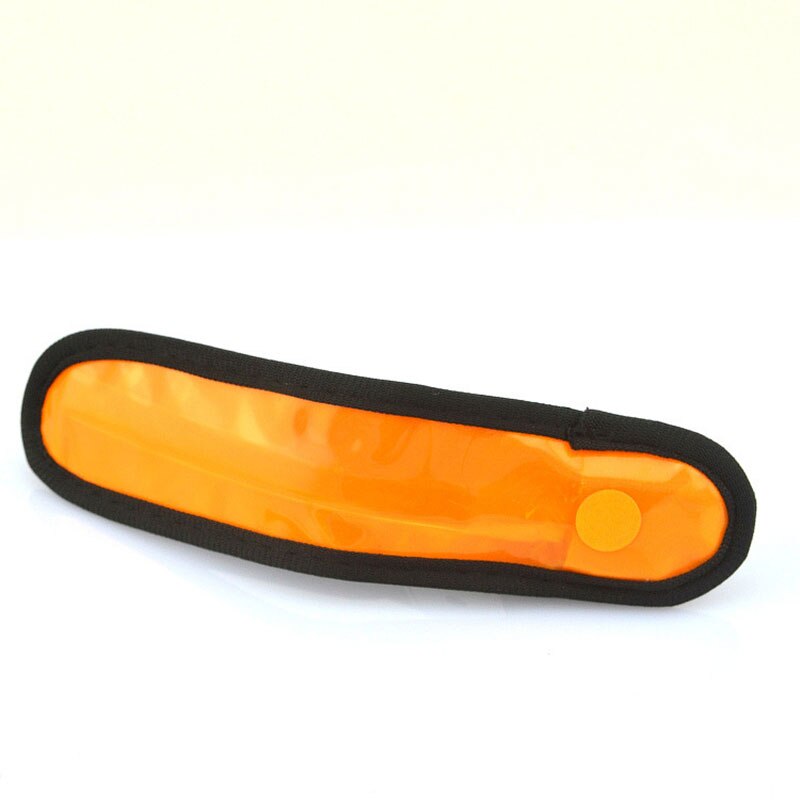 Hand Strap Wristband LED Safety Reflective Light Shine Flash Glowing Luminous Armband Arm Belt Band Wrist Support TOO789: Orange