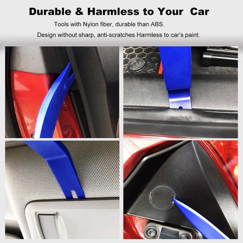 DIY Auto Car Pry Repair Tool Kit Radio Panel Interior Door Clip Panel Pry Tool Trim Dashboard Removal Opening Tool Set