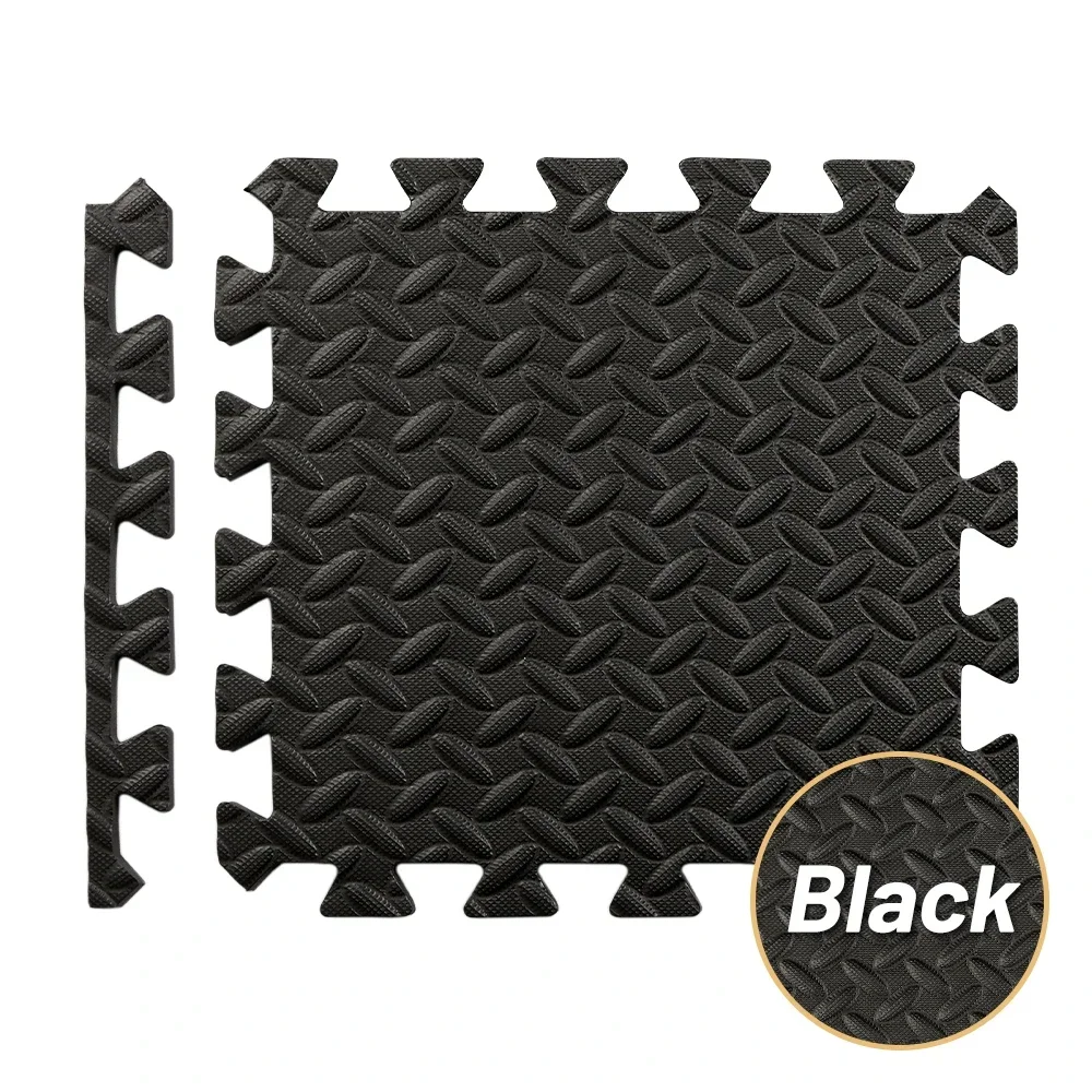 Polymère EVA en Mousse Antidérapante Colorée pour Bébé, Carpent de Sol pour bug astique, Entraînement à Domicile, Jeu, Chambre à Coucher, 20 Pièces: 1200mm x 1700mm / WHITE