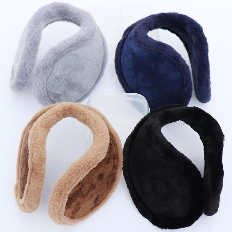 Winter Thicken Fleece Earmuffs Ear Warmers Men Women Soft Plush Ear Muffs Outdoor Windproof Wear Earmuffs for Sports Daily Wear