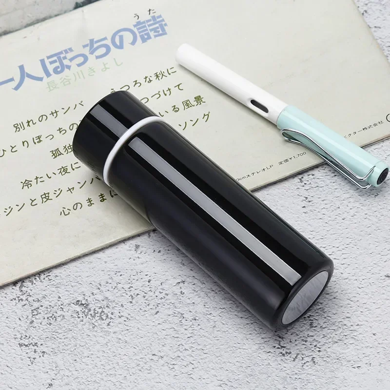 150ml mini termos butelka na kawę termosy kubek mała pojemność przenośna butelka na wodę ze stali nierdzewnej termosy: Czerwony