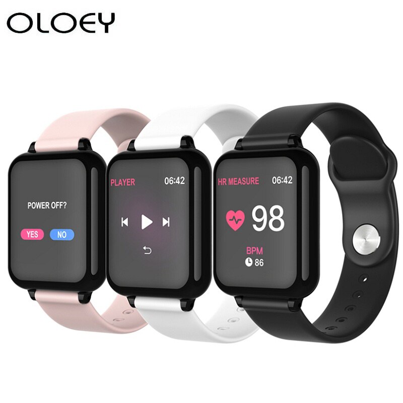 Sport Fitness Smart Armband Smart Band Horloge Hartslag Bloeddruk Bloed Zuurstof Stap Waterdicht Kleur Screen Bericht Push