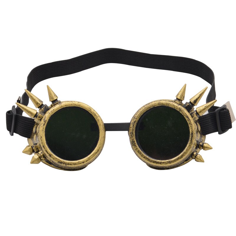 Vintage Style Steampunk Goggles Welding Punk Glasses Party Bar Cosplay Props