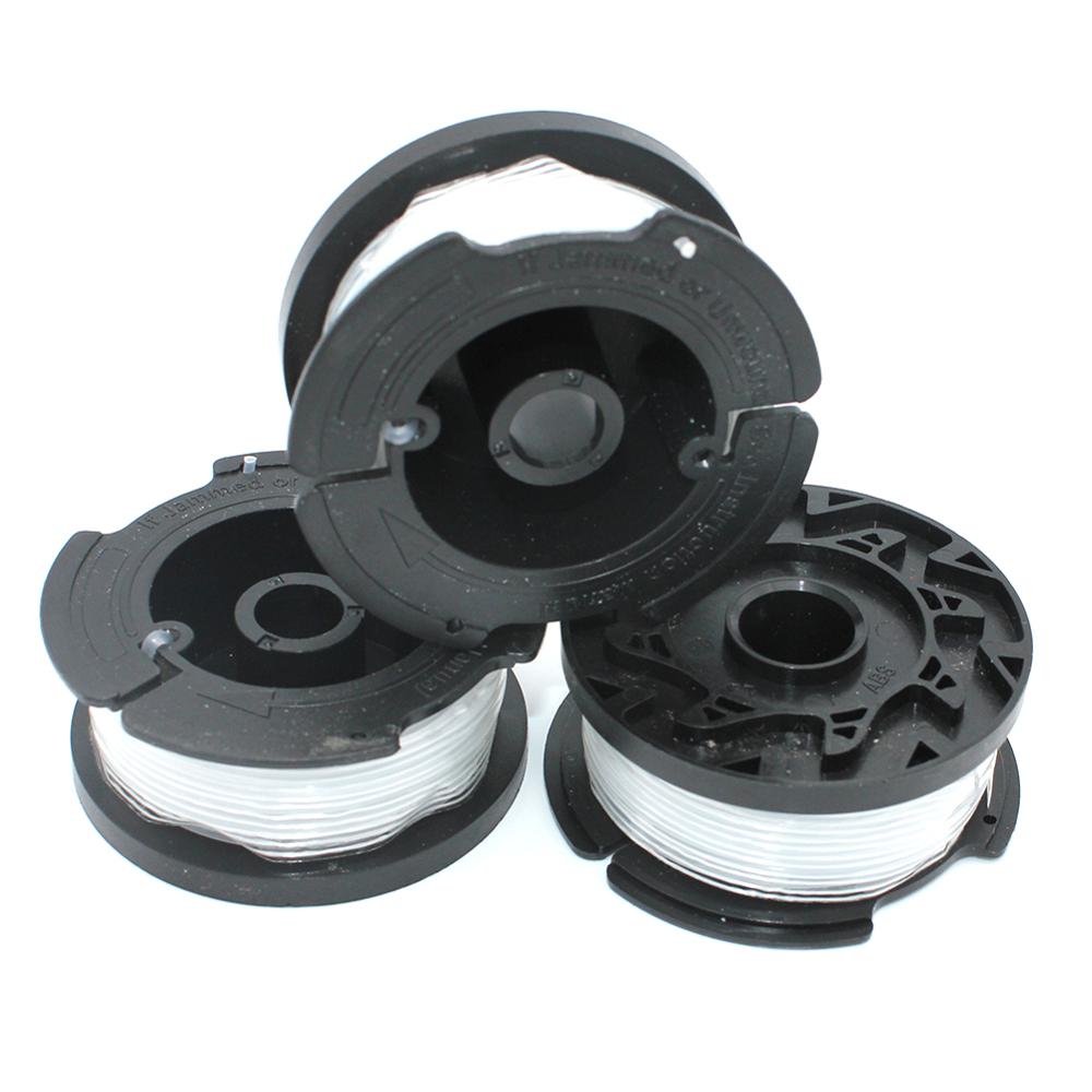 3PK Spool and Line for Black & Decker GLC13 GLC1423 GLC2000 GLC2500 GLC3000 GLC3630L GLC120 GLC14 GLC1423 GLC1823L GLC1825