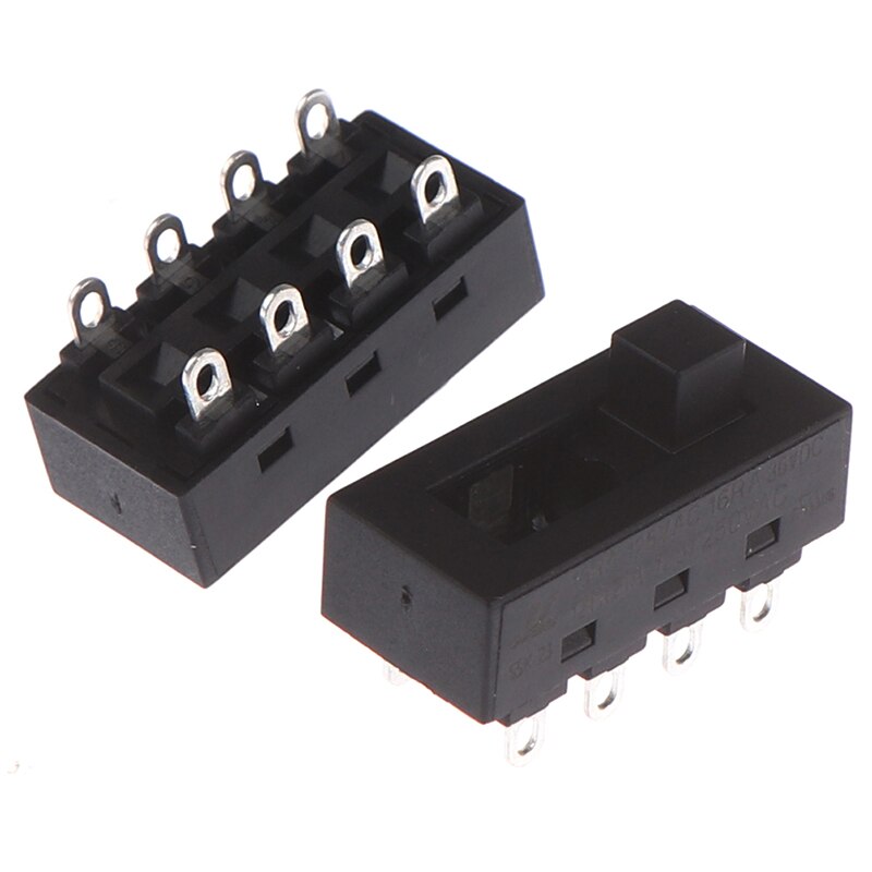 2pcs 250V 12A 3 Position 8Pin Toggle Slide Switches Dryer Switch LQ-103H Hair Dryer Switches