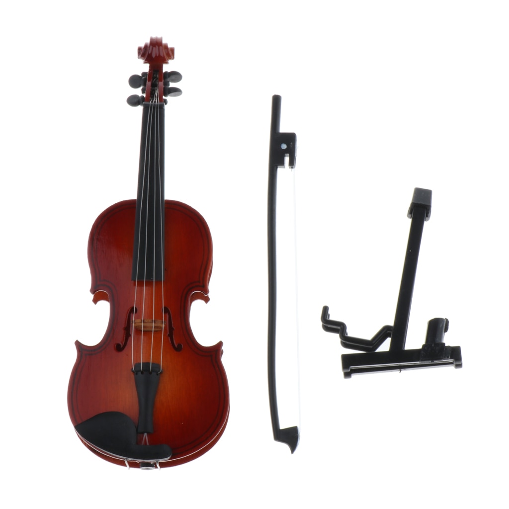 Handcrafts Miniature Violin Model Collectible, 1/6 Scale Mini Instrument for Enterbay Action Figures